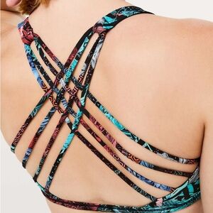 Lululemon Free To Be Bra (Wild) Size 2 in the pattern “Zen Clash Multi”